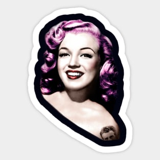 Rockabilly Marilyn Sticker